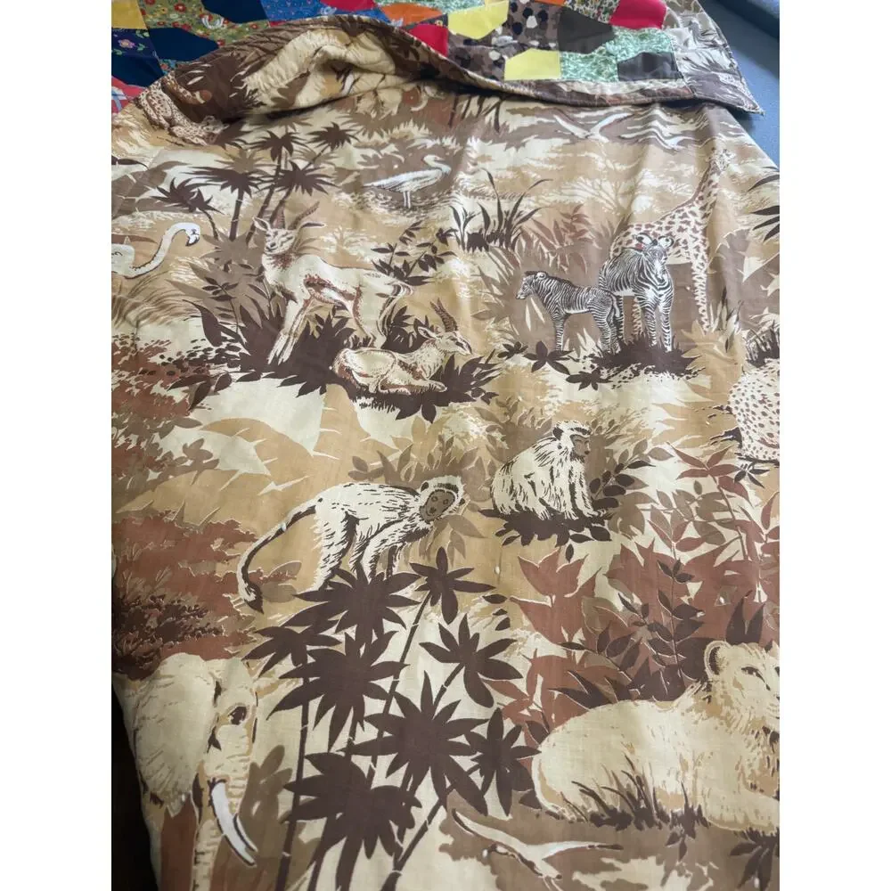 Handmade colorful quilt